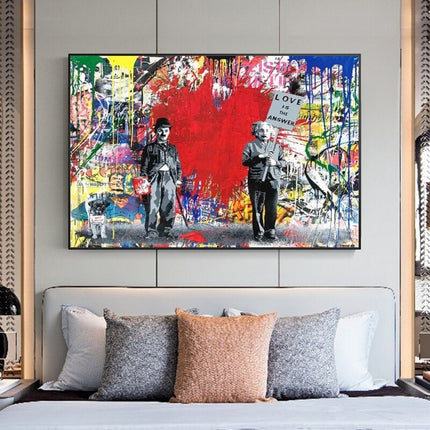 ChandelierDecor - Banksy Love is Answer Canvas Wall Art