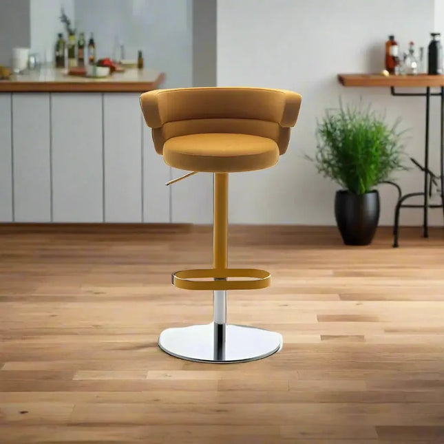 Swivel Bar Stool Banks – Metal Counter Stool for Kitchen Island-Bar Stools