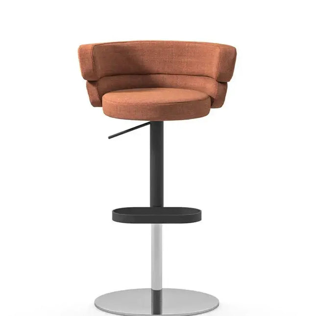 Swivel Bar Stool Banks – Metal Counter Stool for Kitchen Island-Bar Stools