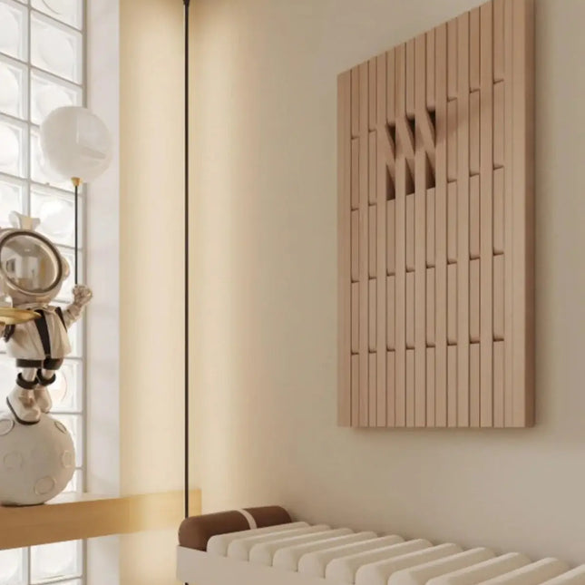 ChandelierDecor - Beech Wood Piano Wall Hanging Coats Organiser