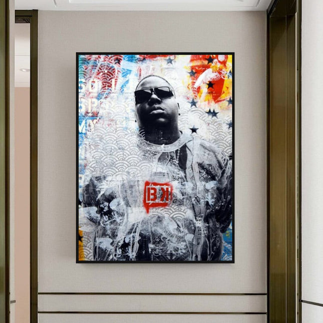 ChandelierDecor - Biggie Smalls Singer Rapper Canvas Wall Art