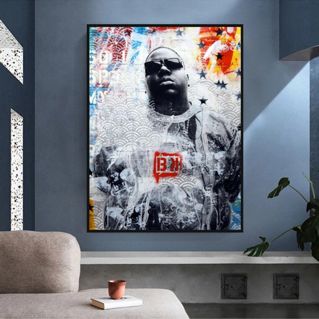 ChandelierDecor - Biggie Smalls Singer Rapper Canvas Wall Art