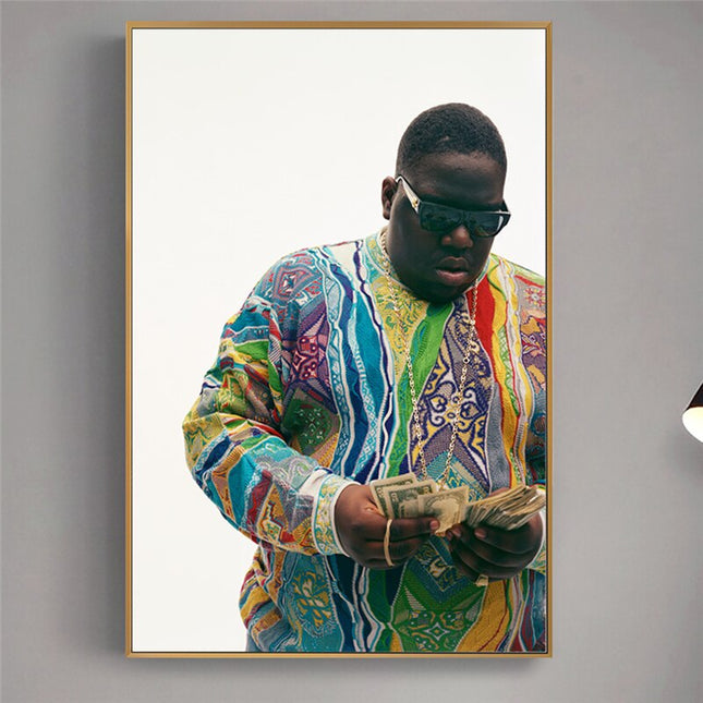 ChandelierDecor - Biggie Smalls The Notorious B.I.G. Singer Canvas Wall Art
