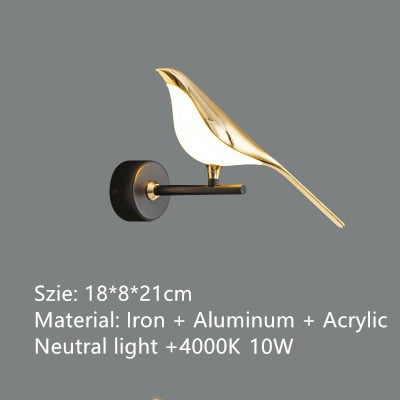 ChandelierDecor - Bird Shaped Acrylic Chandelier: Elegant Lighting Solution