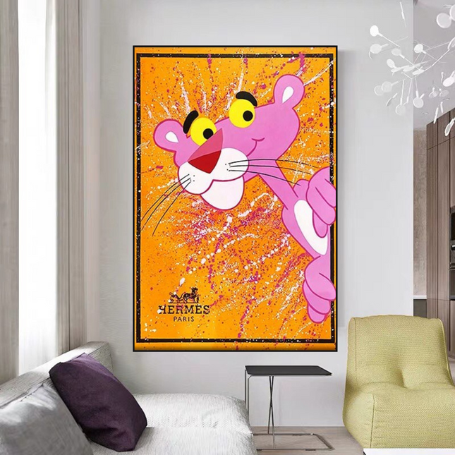 ChandelierDecor - Bold and Playful - Pink Panther Poster Art
