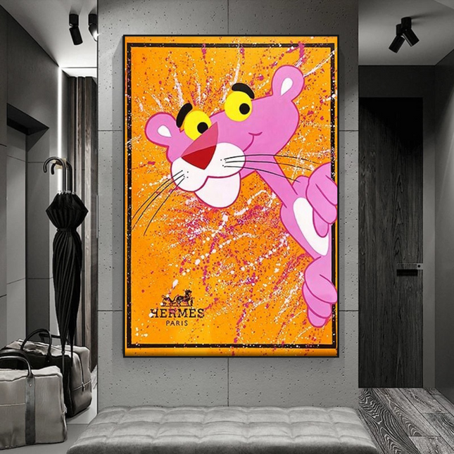 ChandelierDecor - Bold and Playful - Pink Panther Poster Art