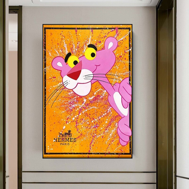 ChandelierDecor - Bold and Playful - Pink Panther Poster Art