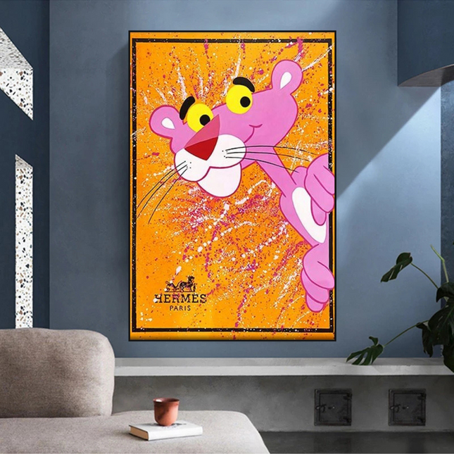 ChandelierDecor - Bold and Playful - Pink Panther Poster Art