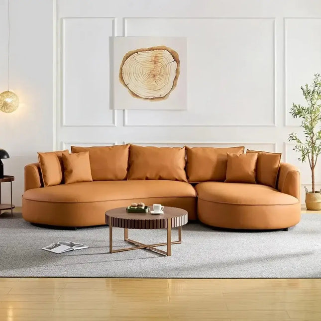 ChandelierDecor - Bouclé Sectional Sofa