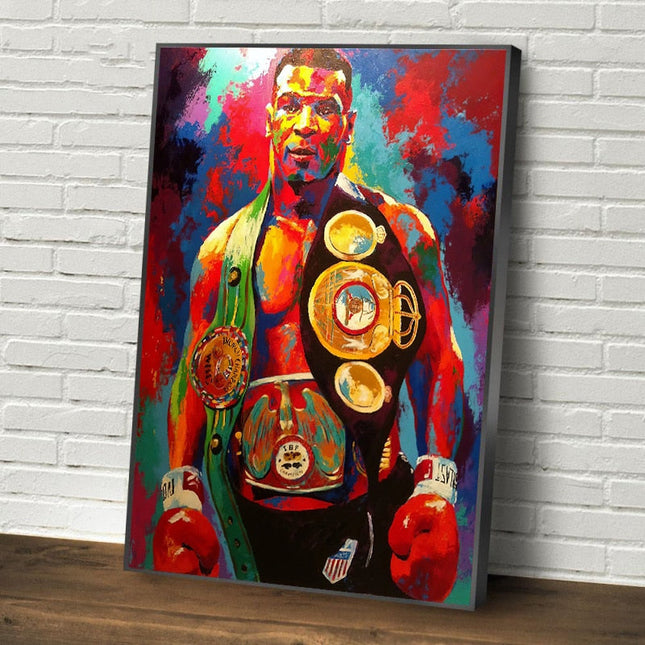 ChandelierDecor - Boxing Champion Tyson Canvas Wall Art