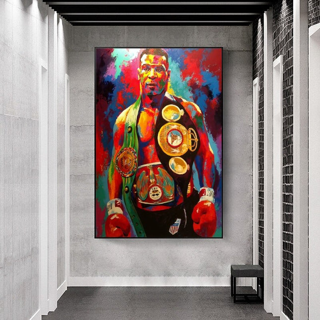 ChandelierDecor - Boxing Champion Tyson Canvas Wall Art