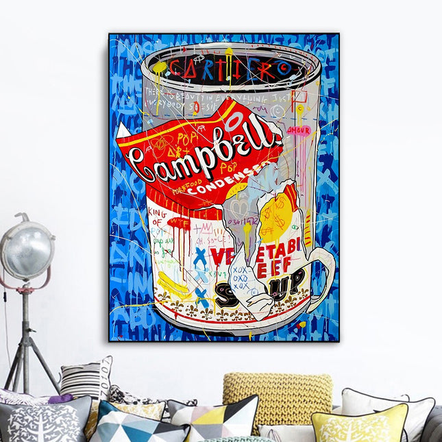 ChandelierDecor - Campbell's Soup Canvas Wall Art