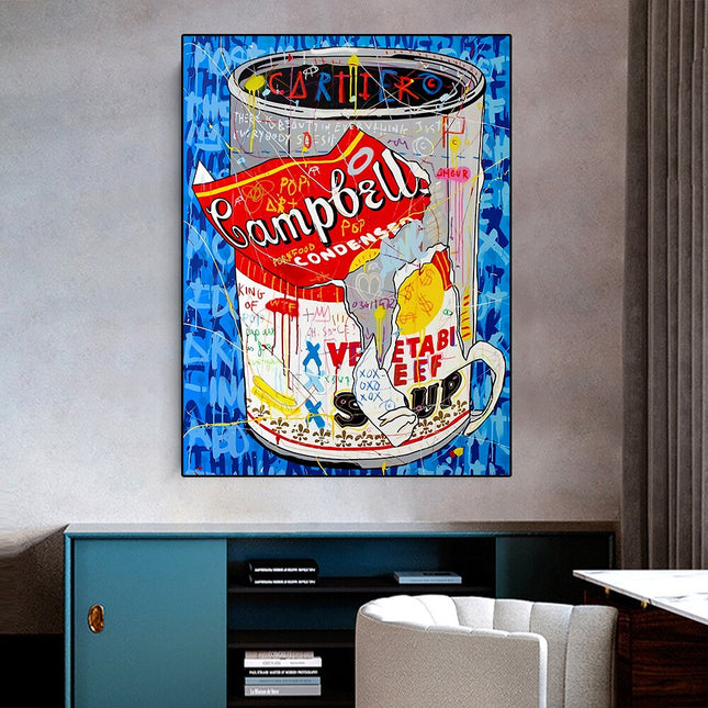 ChandelierDecor - Campbell's Soup Canvas Wall Art
