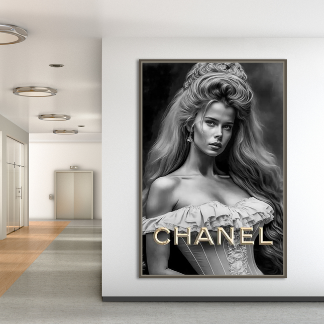 ChandelierDecor - Chanel Fashion Canvas Wall Art: Fashion Enthusiasts
