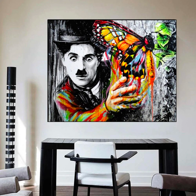 ChandelierDecor - Chaplin Charlie Canvas Wall Art