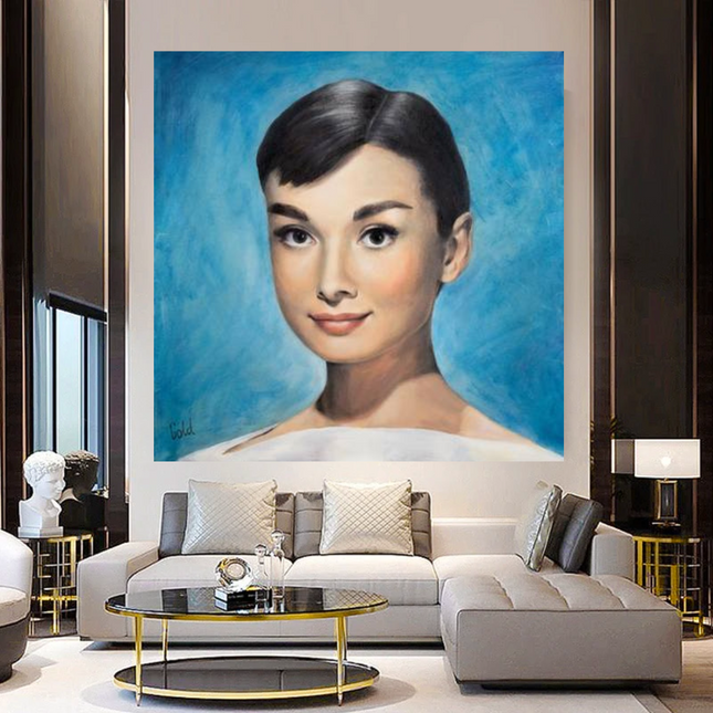 ChandelierDecor - Chic Audrey Hepburn Canvas Wall Art for Stunning Home Decor