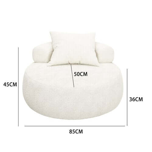 ChandelierDecor - Circular Sofa Couch – Modern Round Lounge Seating