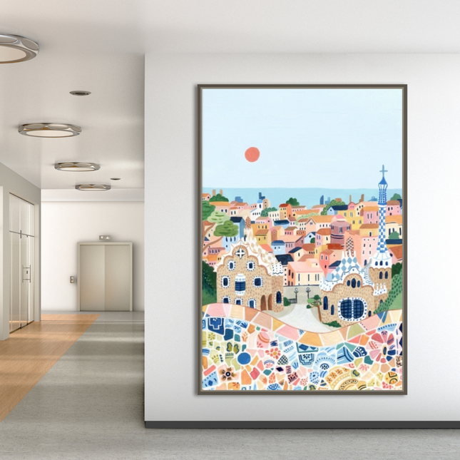ChandelierDecor - Cityscape Canvas Wall Art - Turkey UK Paris Italy Portugal USA and Sydney Landscapes