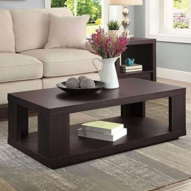Walnut Cage Center Table-Coffee Table