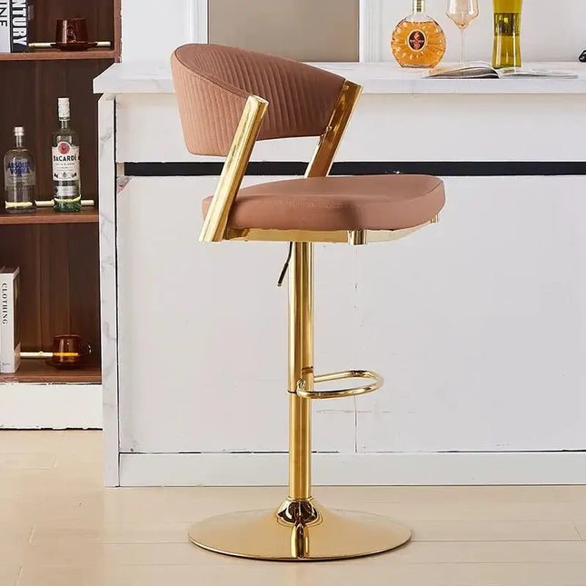 ChandelierDecor - Classic Gold Bar Stool