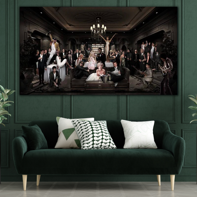 ChandelierDecor - Classic Legends Characters Canvas Wall Art: Exquisite pieces