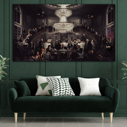 ChandelierDecor - Classic Legends Wall Art - Exquisite and Timeless Décor
