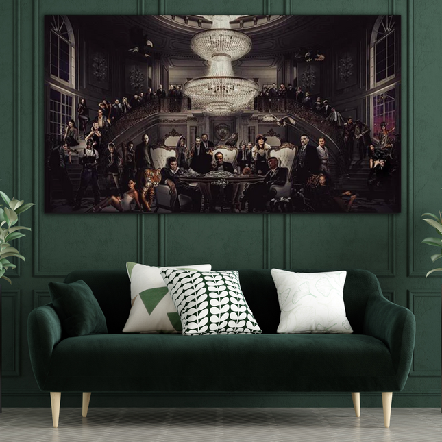 ChandelierDecor - Classic Legends Wall Art - Exquisite and Timeless Décor