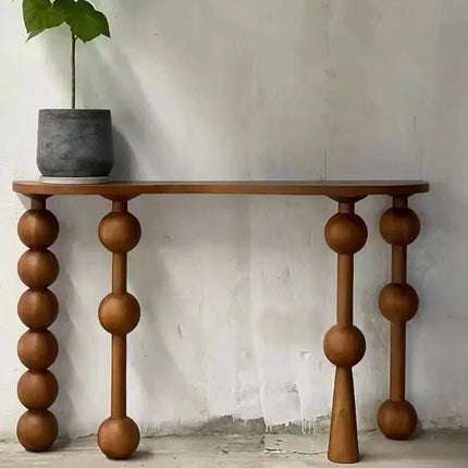 Minimalist Classic Design Wood Living Room Console Table-Console Tables