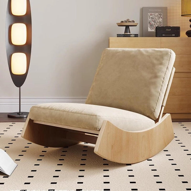 ChandelierDecor - Classic Wooden Rocking Sofa Chair – Ergonomic Comfort