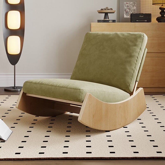 ChandelierDecor - Classic Wooden Rocking Sofa Chair – Ergonomic Comfort