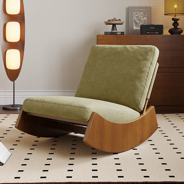 ChandelierDecor - Classic Wooden Rocking Sofa Chair – Ergonomic Comfort