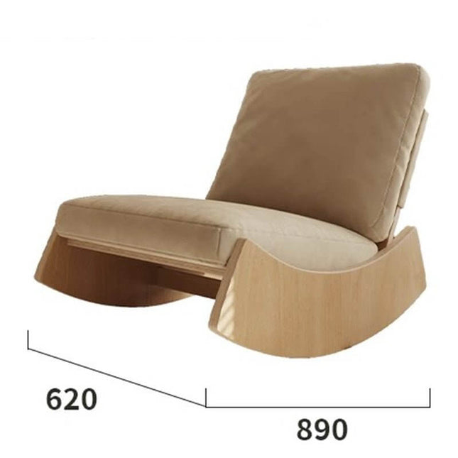 ChandelierDecor - Classic Wooden Rocking Sofa Chair – Ergonomic Comfort