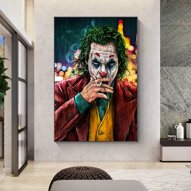 ChandelierDecor - Classical The Joker Man Canvas Wall Art