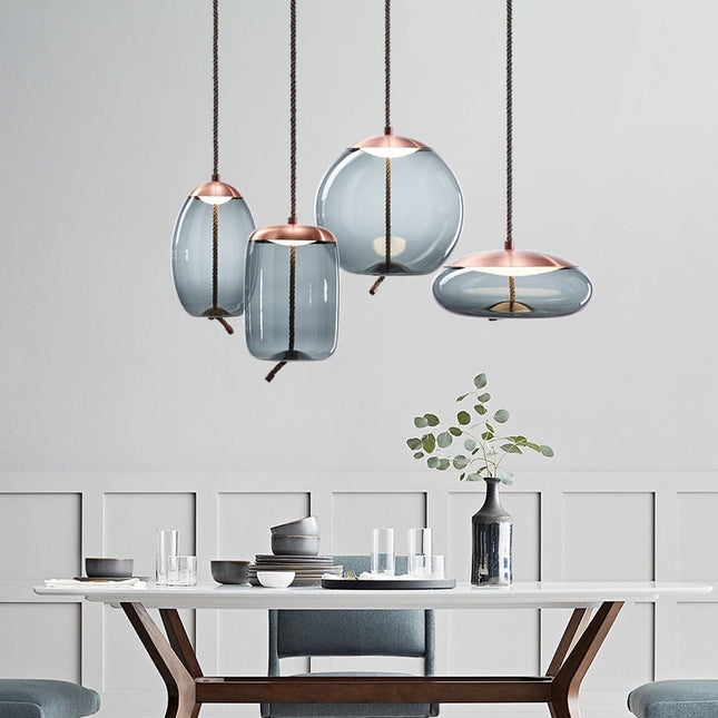 ChandelierDecor - Clear Glass Pendant Light for Captivating Ambiance