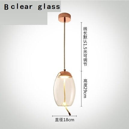 ChandelierDecor - Clear Glass Pendant Light for Captivating Ambiance