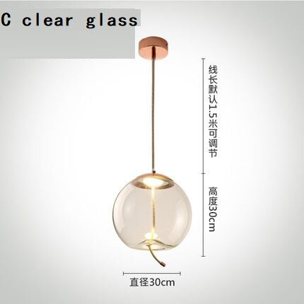 ChandelierDecor - Clear Glass Pendant Light for Captivating Ambiance