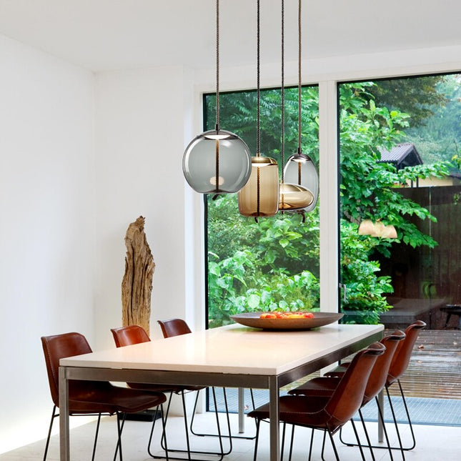ChandelierDecor - Clear Glass Pendant Light for Captivating Ambiance