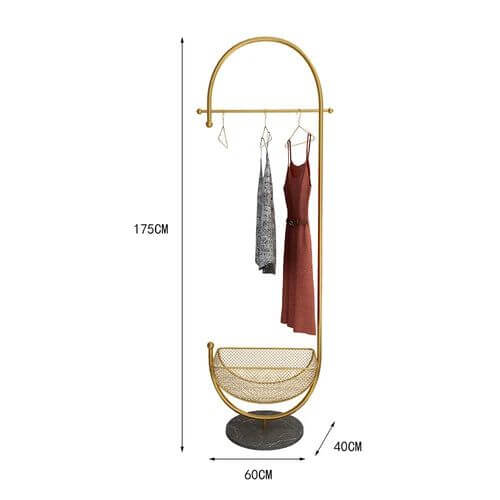 ChandelierDecor - Clothing Rack Floor Standing Valet Corner