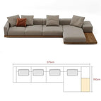 L Shape - 375x160cm