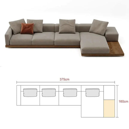 ChandelierDecor-Cloud Floor Accent Sofa – Modular Lounge Seating