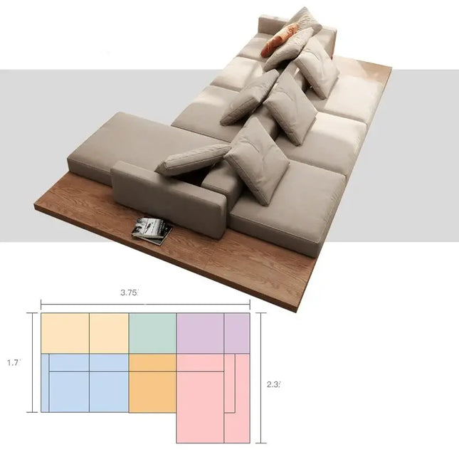 Cloud Floor Accent Sofa – Modular Lounge Seating
