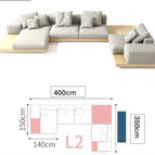 4 Seater U - 400cm