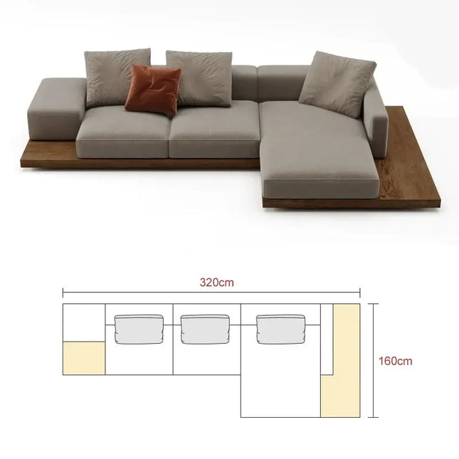 Cloud Floor Accent Sofa – Modular Lounge Seating