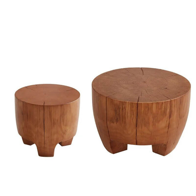Tree Trunk Solid Wood Coffee Table-Coffee Table