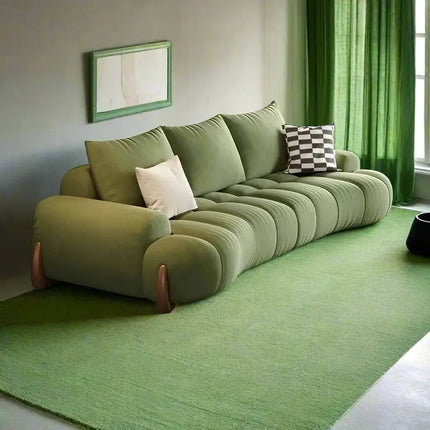 Curved Luxo Living Room Sofa Set-Sofa Set