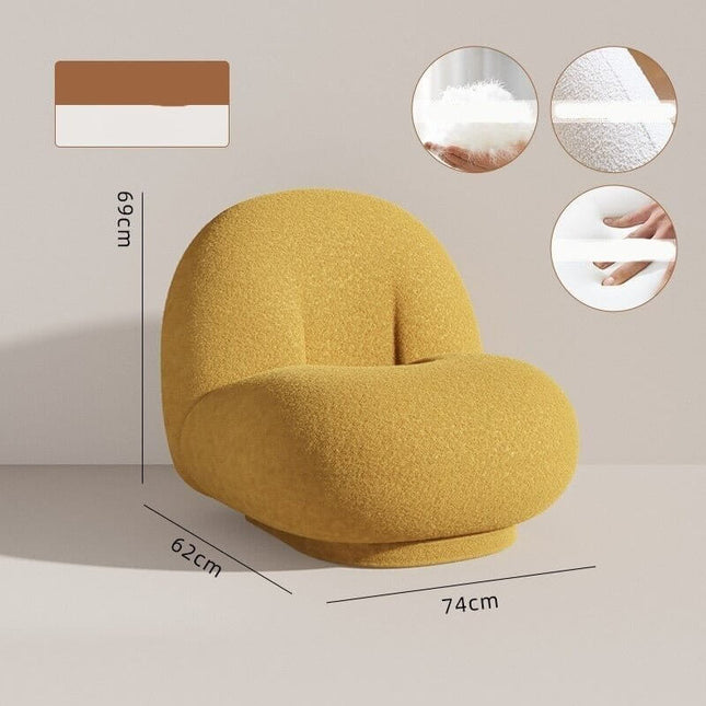 ChandelierDecor - Comfy Velvet Sofa Chair – Stylish Accent Seating by ChandelierDecor
