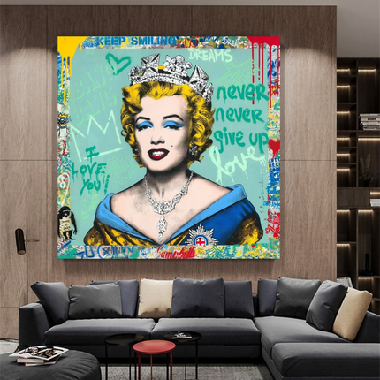 ChandelierDecor - Crowned: Marilyn Pop Art - Discover the Iconic Piece