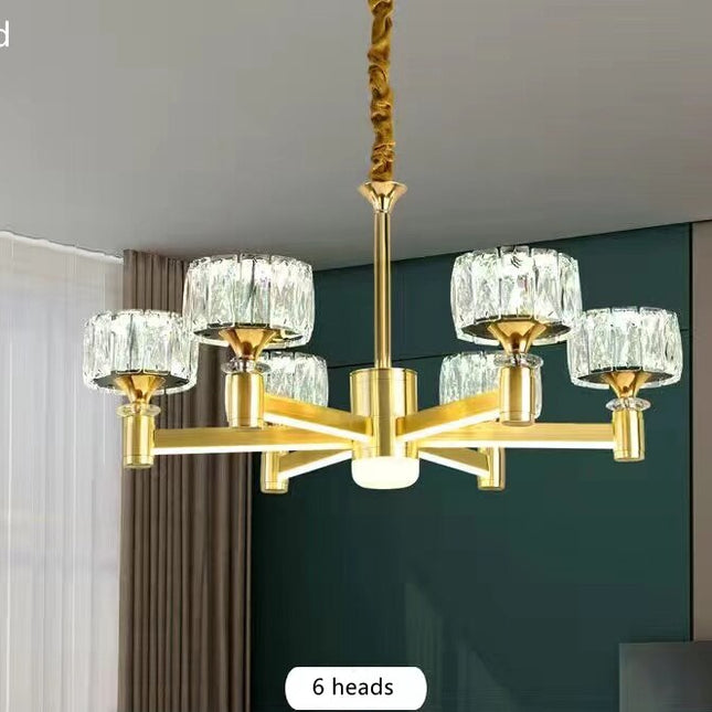 ChandelierDecor - Crystal Cylinders LED Chandelier - Modern Lighting