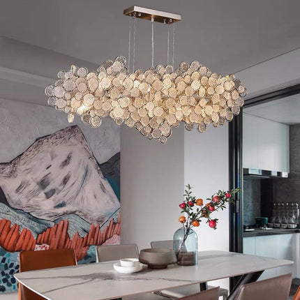 ChandelierDecor - Crystal Glass Chandelier – Illuminate with Elegance