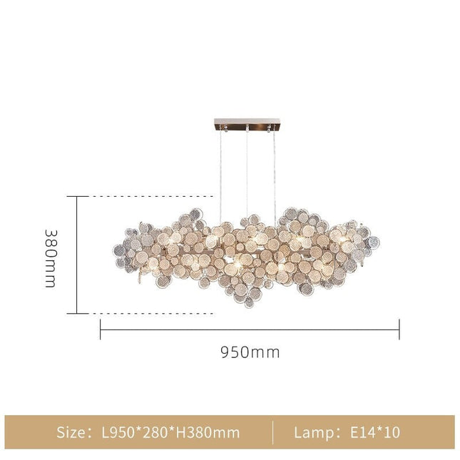 ChandelierDecor - Crystal Glass Chandelier – Illuminate with Elegance
